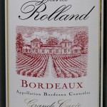 Grand Rolland, Bordeaux 2011