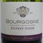 Bourgogne Pinot Noir 2012