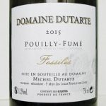 Domaine Dutarte Pouilly-Fumé 2015