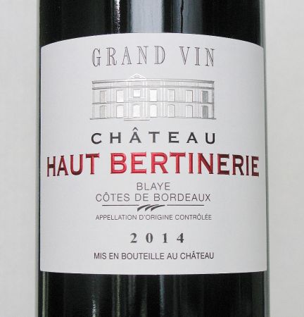 Château Haut Bertinerie 2014