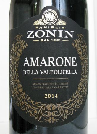 Zonin Amarone della Valpolicella 2014